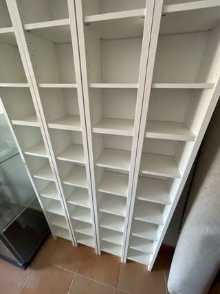 4 unidades Estantería Gnedby Ikea Blanca