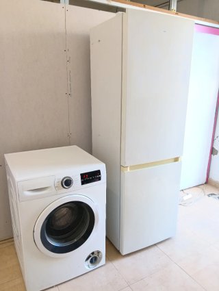 Frigorífico OK y Lavadora Balay 9kg