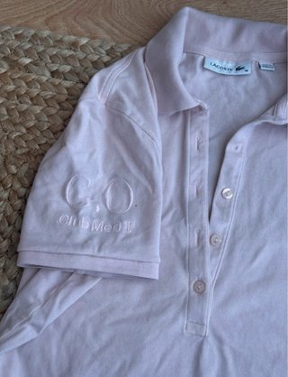 Polo Lacoste Rosa Talla M