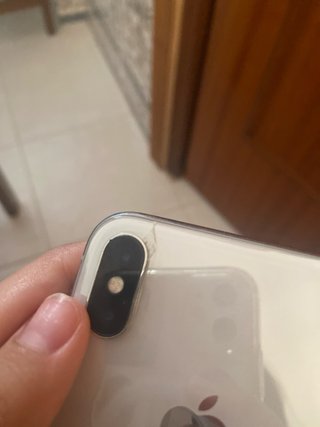 iPhone X plata/blanco