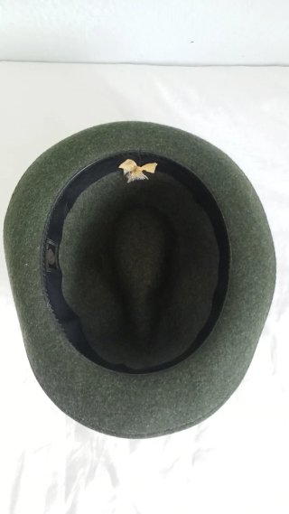 Sombrero verde de lana Woolmark talla 58