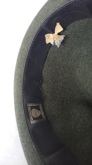 Sombrero verde de lana Woolmark talla 58