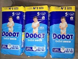 Pack de 3 Paquetes Dodot Bebé Seco Talla 5