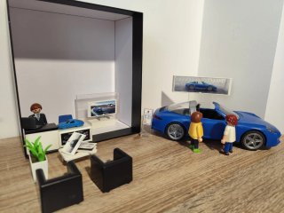 Playmobil Porsche 911 Targa 4S Azul
