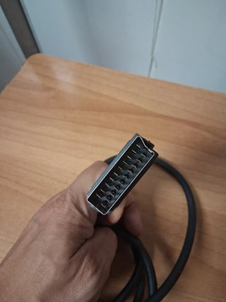 Cable SCART a SCART Negro