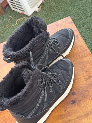 Botas de invierno negras con pelo talla 39