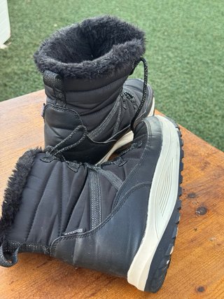 Botas de invierno negras con pelo talla 39