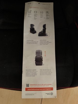 Silla coche infantil Baby auto. ISOFIX