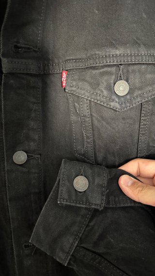 Cazadora vaquera Levi's Trucker Negra