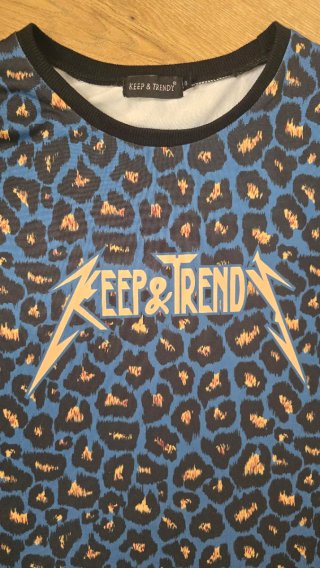 Vestido keep&trendy Animal Print Encaje Talla S