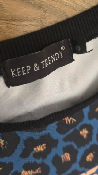 Vestido keep&trendy Animal Print Encaje Talla S