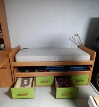 Dormitorio juvenil completo