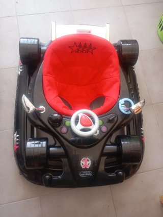 Andador bebé estilo Fórmula 1