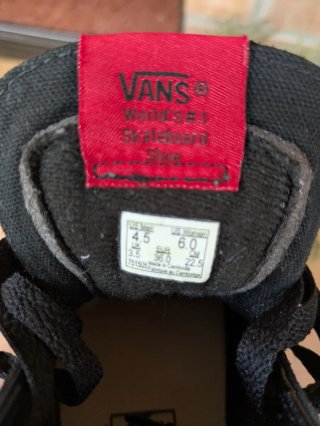 Botas Vans Negras Originales. Solo un uso