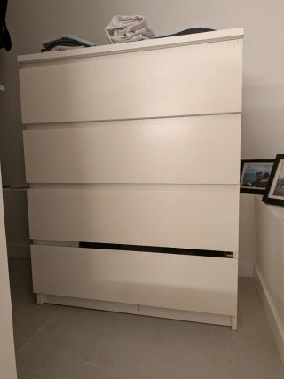 Cajonera Ikea Malm Blanca