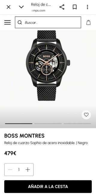 Reloj de pulsera BOSS SOPHIO 1514035 para hombre