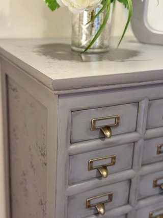 Mueble Cajonera Vintage Gris