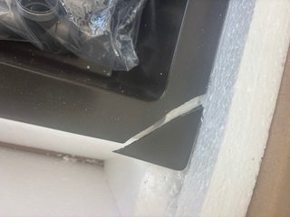 Fregadero Cocina Negro Granito 52x49