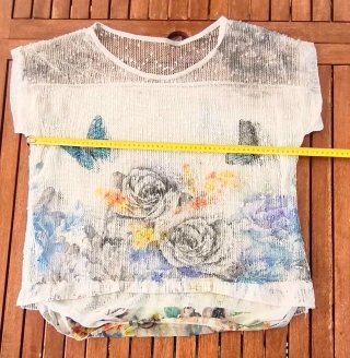 Blusa Flores y Mariposas Talla XXL