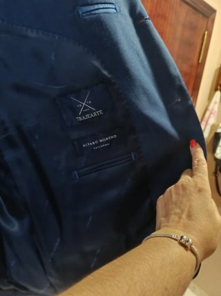 Traje Álvaro Moreno Azul Talla XXXL