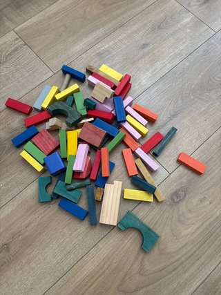 Bloques de construcción de madera
