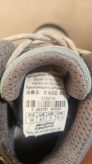 Botas Montaña Quechua Forclaz 600 Talla 36