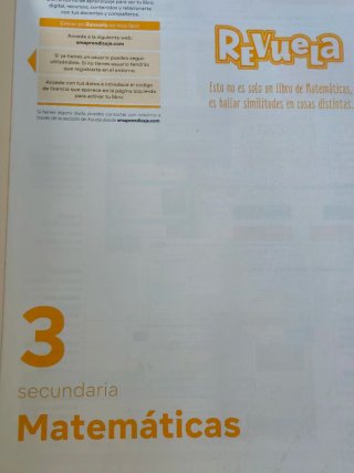 Matemáticas 3 secundaria Revuela