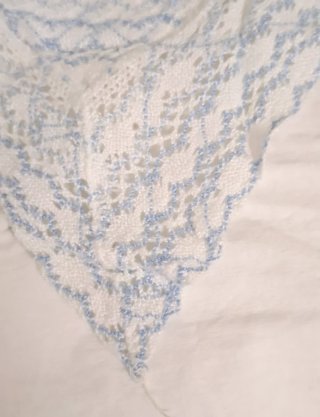 Sábana Matrimonio Vintage Flores Azules