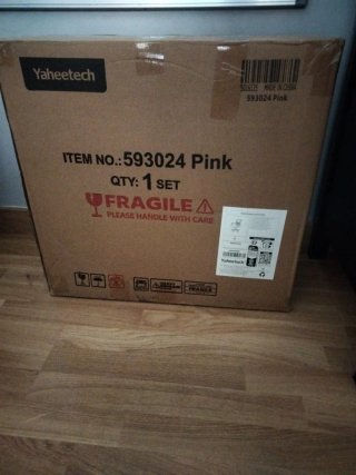 Silla de oficina giratoria rosa