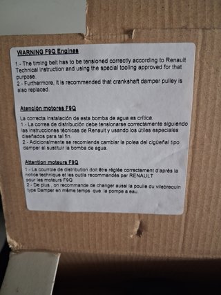 Bomba de agua DOLZ Renault Laguna