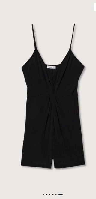 Mono corto negro Mango Talla XS