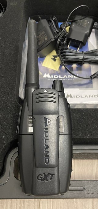 4 Walkie Talkie Midland G7 Pro + Maletín