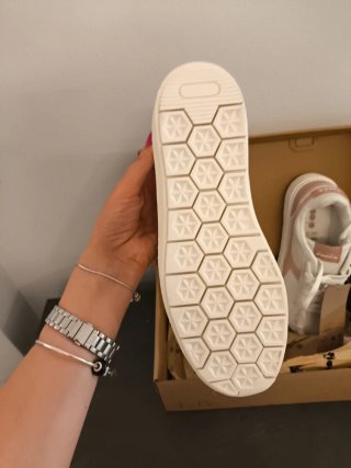 Scarpe Diadora bianche e rosa