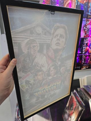Quadro Back to the Future 40x60 Cm