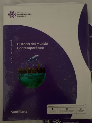 Libros 1 bachiller historia mundo contemporáneo