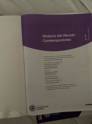Libros 1 bachiller historia mundo contemporáneo
