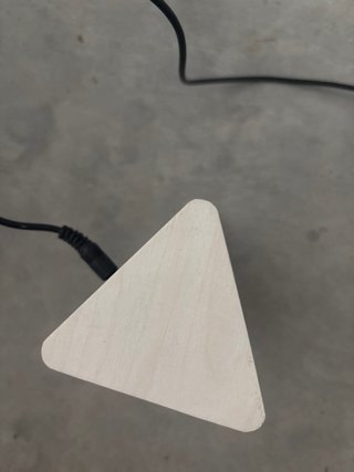 Reloj digital de madera