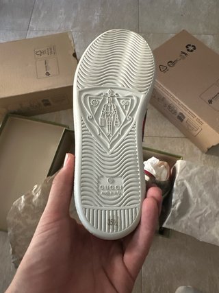 GUCCI WEB MONOGRAM  ACE PIEL DE TERNERO