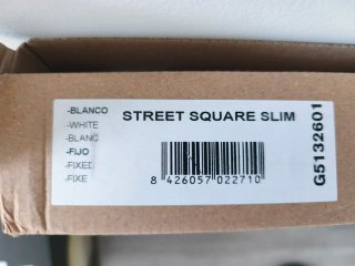 Tapa inodoro Gala Street Square Slim