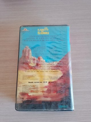 Film beta Un Esercito di 5 Uomini betamax