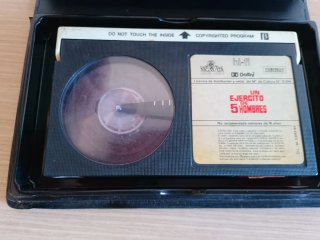 Film beta Un Esercito di 5 Uomini betamax