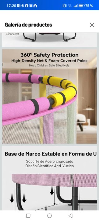 Trampolín infantil