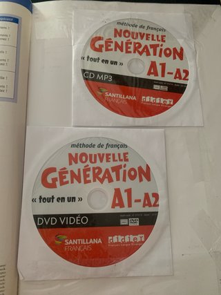 NOUVELLE GENERATION A1/A2 LIVRE/EXERCICES+CD+DVD