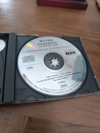 CD Ópera Madama Butterfly Puccini Naxos