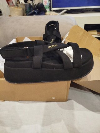 Sandalias CLOTSY Negras Talla 36