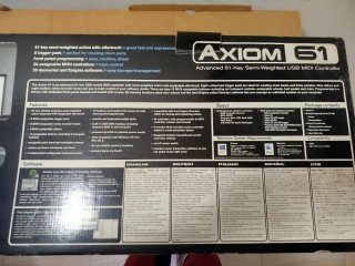 M-Audio Axiom 61 + Soporte Teclado