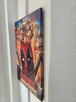 Quadro Deadpool & Wolverine 40x60 Cm