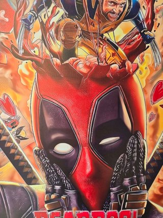 Quadro Deadpool & Wolverine 40x60 Cm