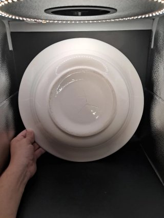 Jofaina cerámica pintada a mano