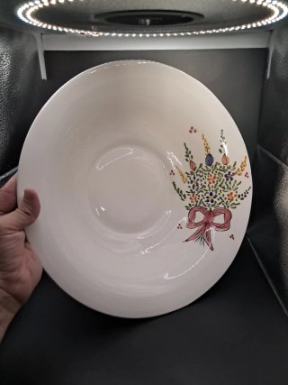Jofaina cerámica pintada a mano